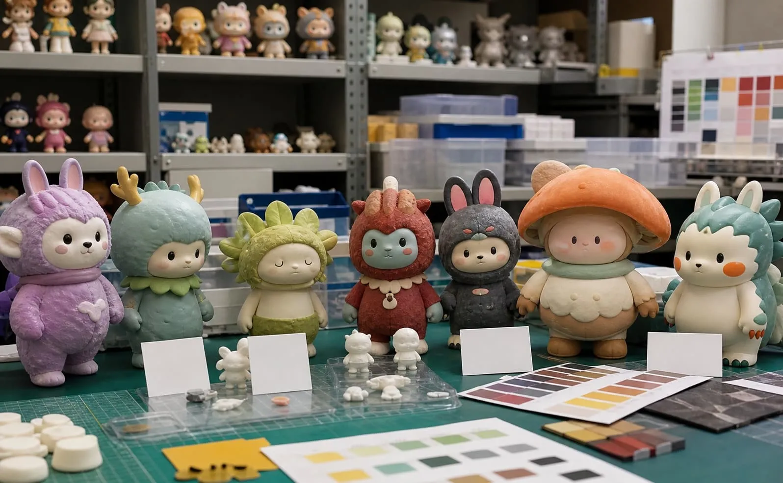 Custom designer toy series sample review for brand IP projects