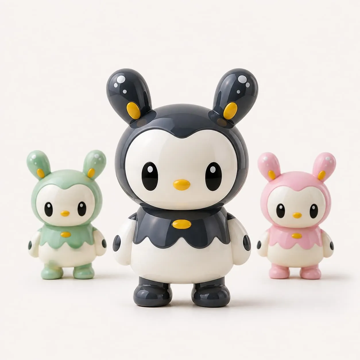 Custom glossy vinyl toy manufacturing sample