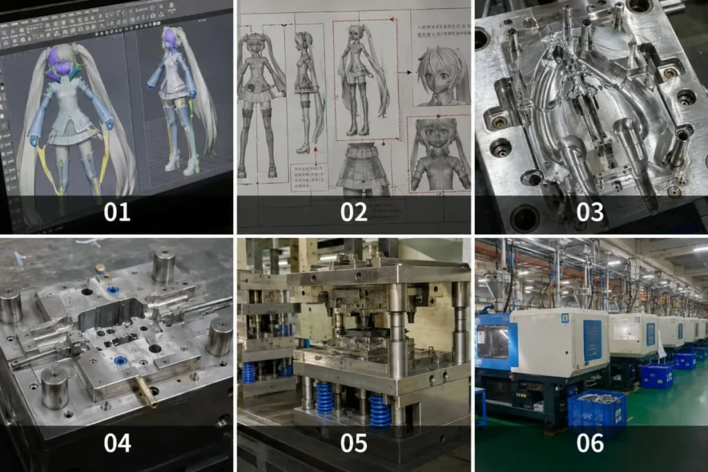 Figcrafts Mold design and manufacturing, and the injection molding production process