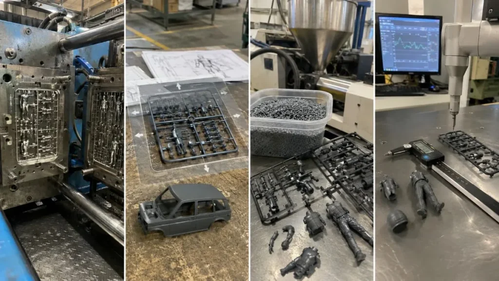 Injection Molding Model Kits Process