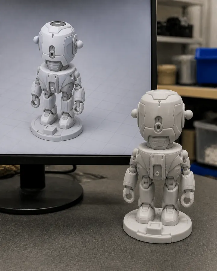 digital model and physical prototype baseline comparison