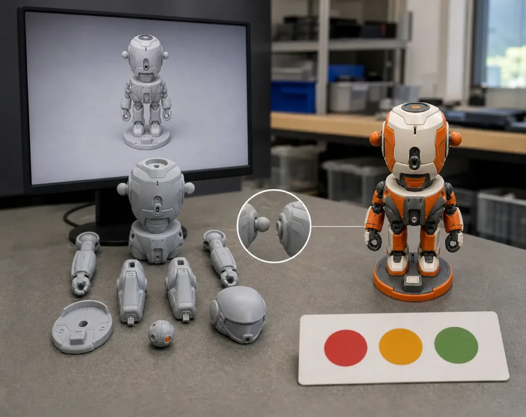 prototype validation from digital model to painted sample