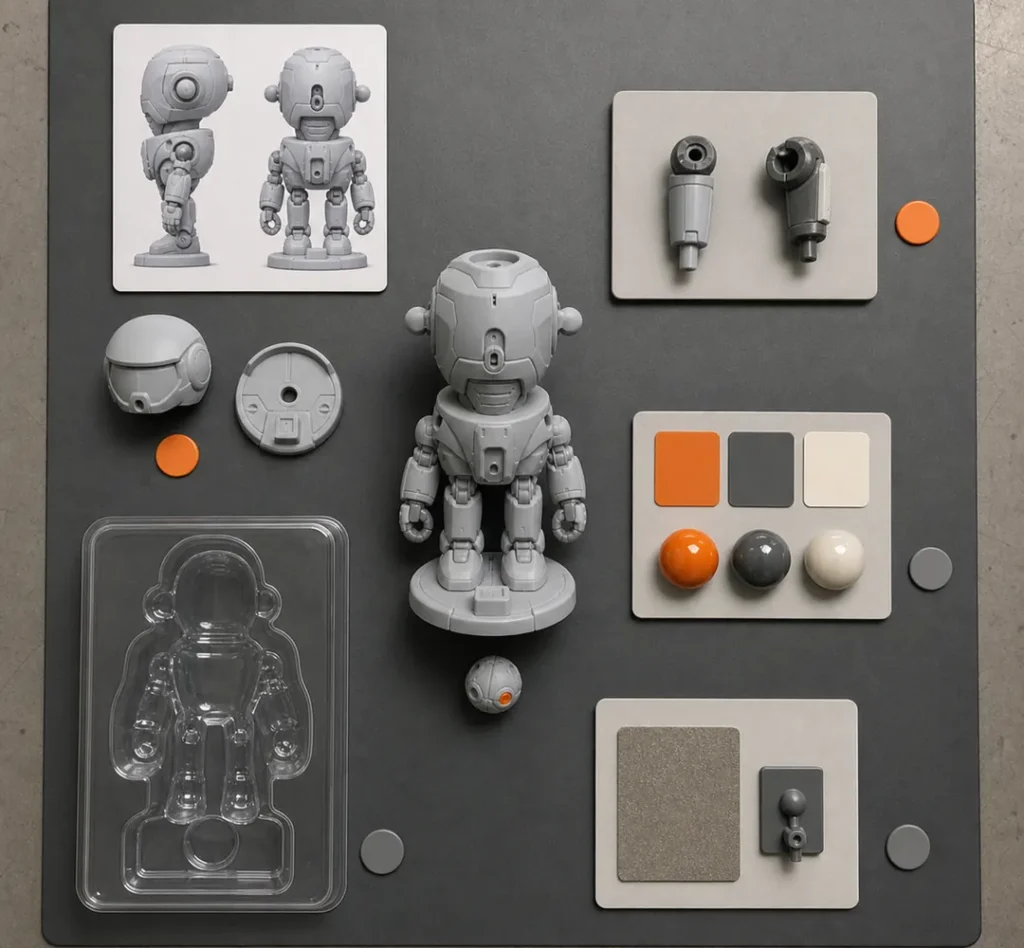 sample evidence layers for geometry interface appearance packaging and production
