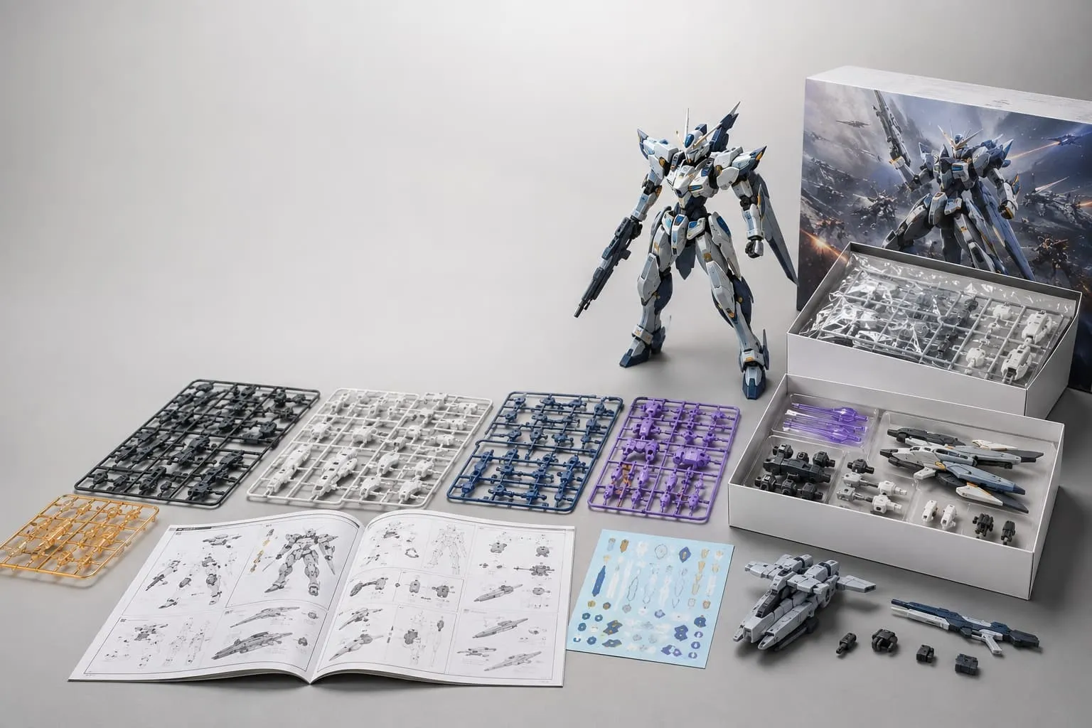 Comprehensive solutions for the design, manufacturing, and packaging of custom plastic model kits.