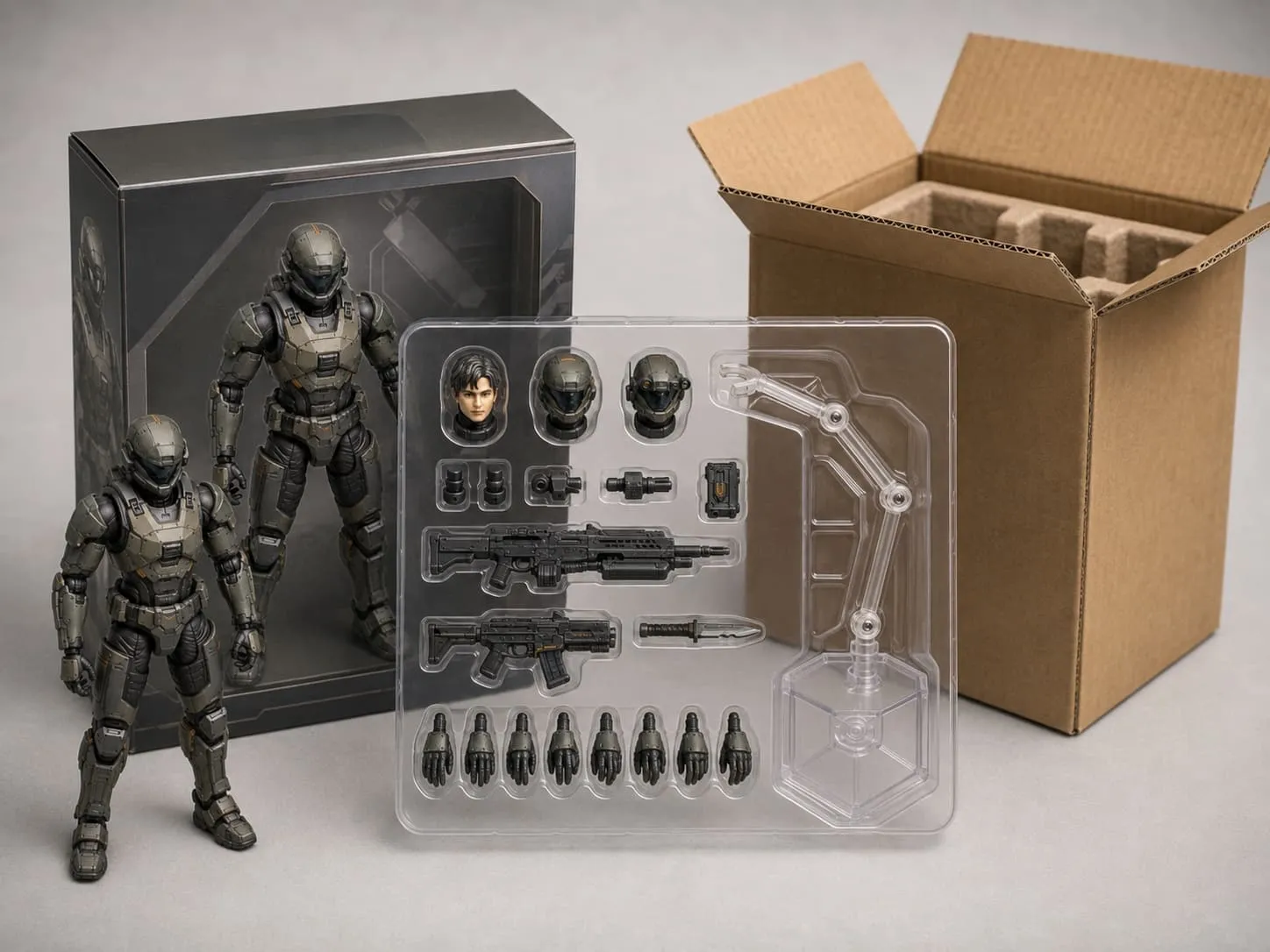 Custom Action Figure Tray, Box & Completeness