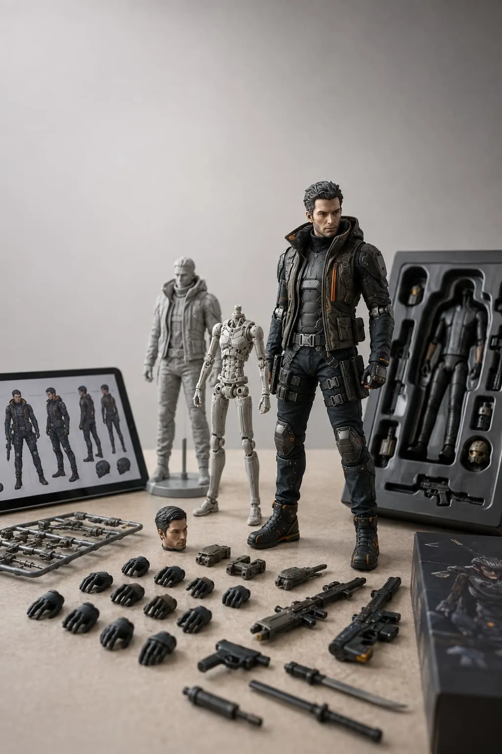 FigCrafts Custom Action Figure Service With rototypes, tooling, molding, decoration, assembly, inspection and final pack-out