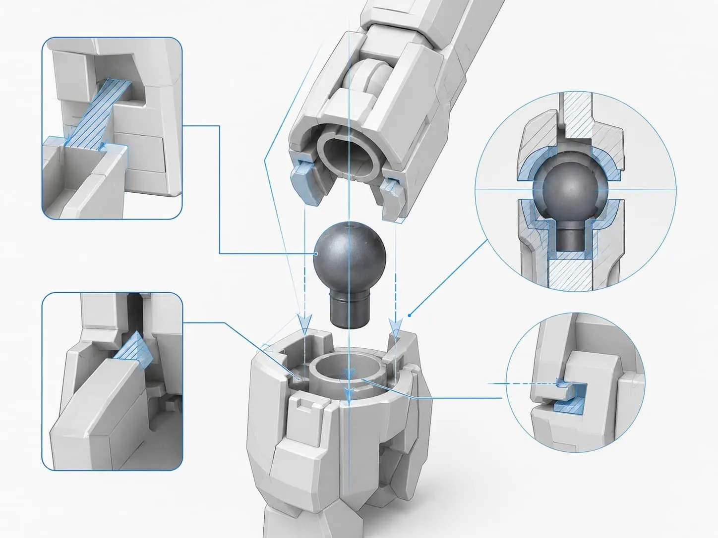 Rigorously evaluate the suitability of each interface joint.