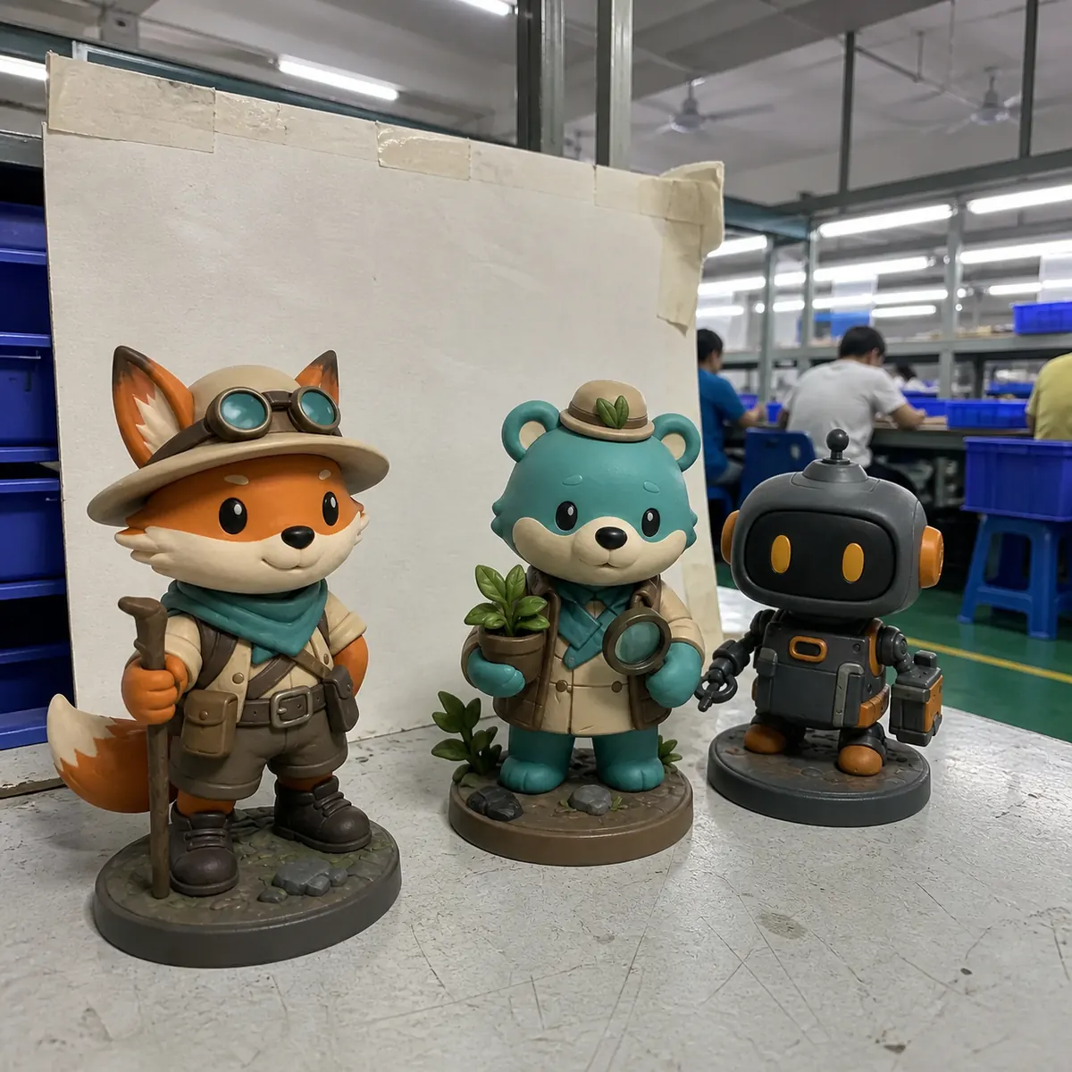 custom pvc character figure series for product review