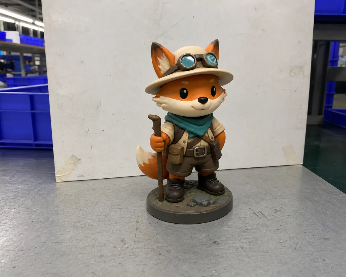 static pvc character figure sculpt pose and display base